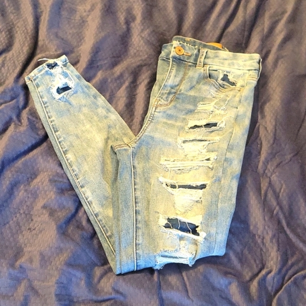 American Eagle Jeans Jeggings High Rise Size 4short NWOT